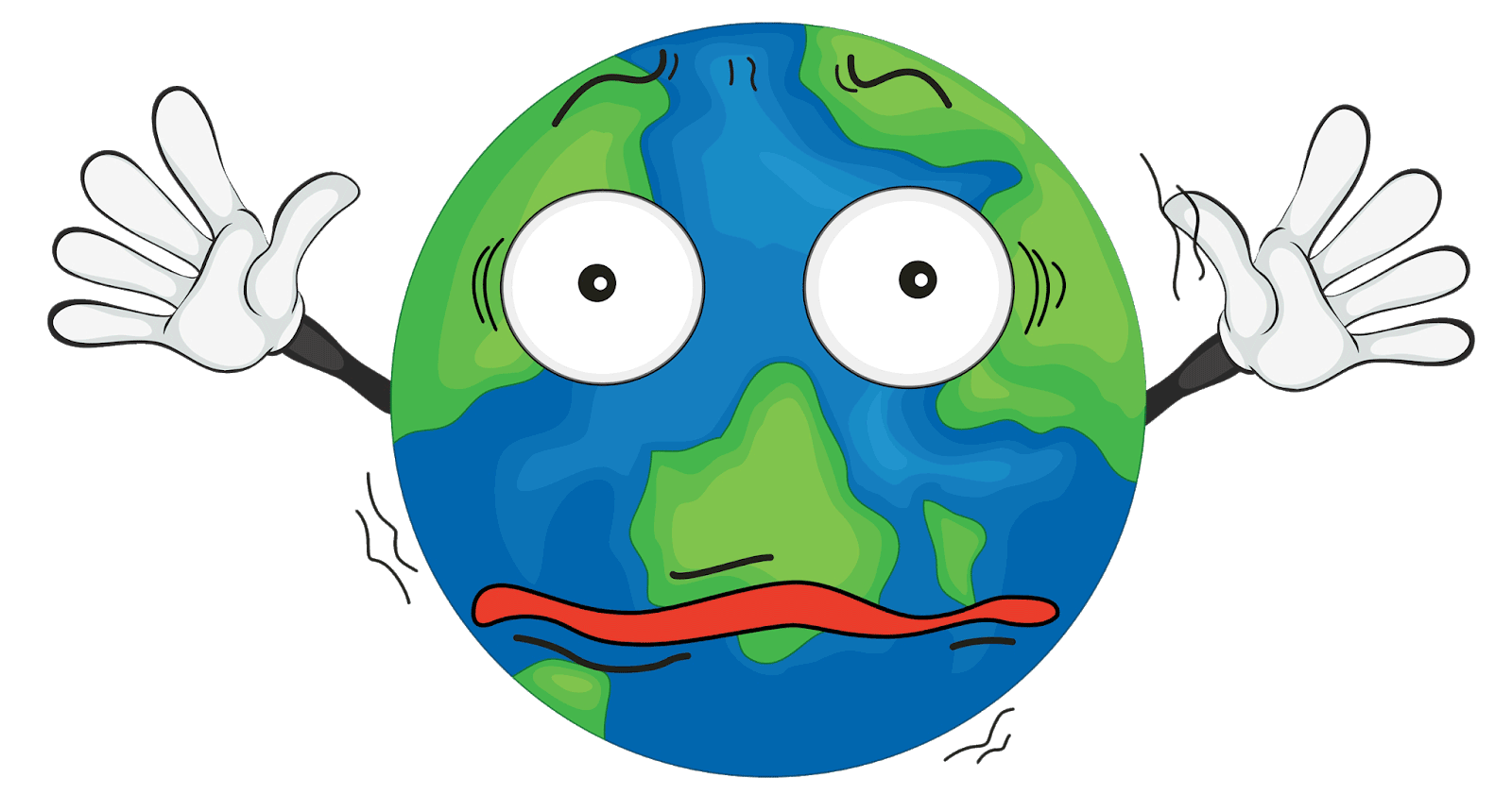 image of sad earth